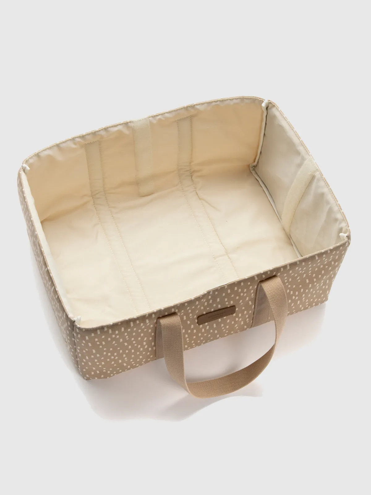 Organic Nappy Caddy Seashell