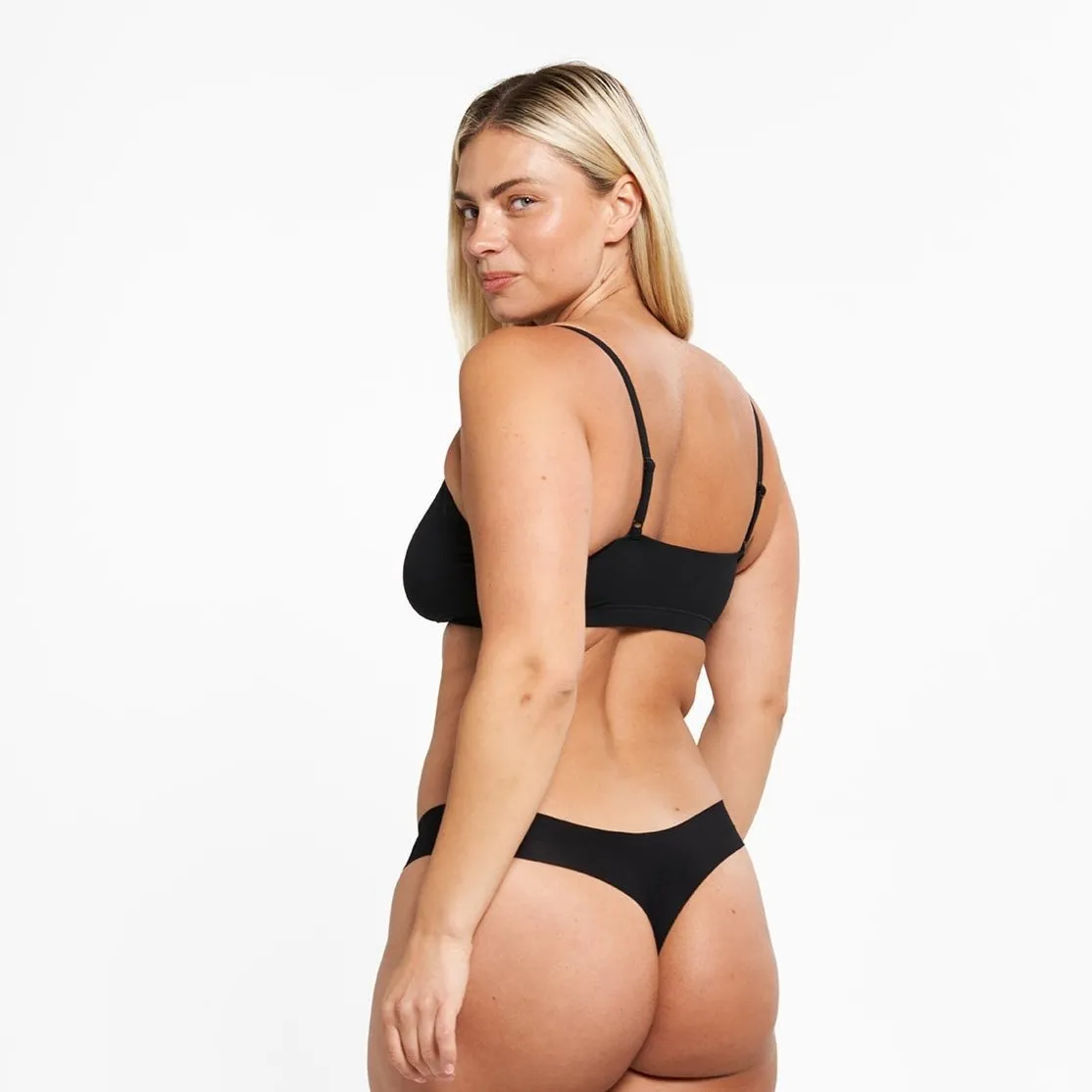 Original-Rise Thong - Seamless Eco 2.0 - Black