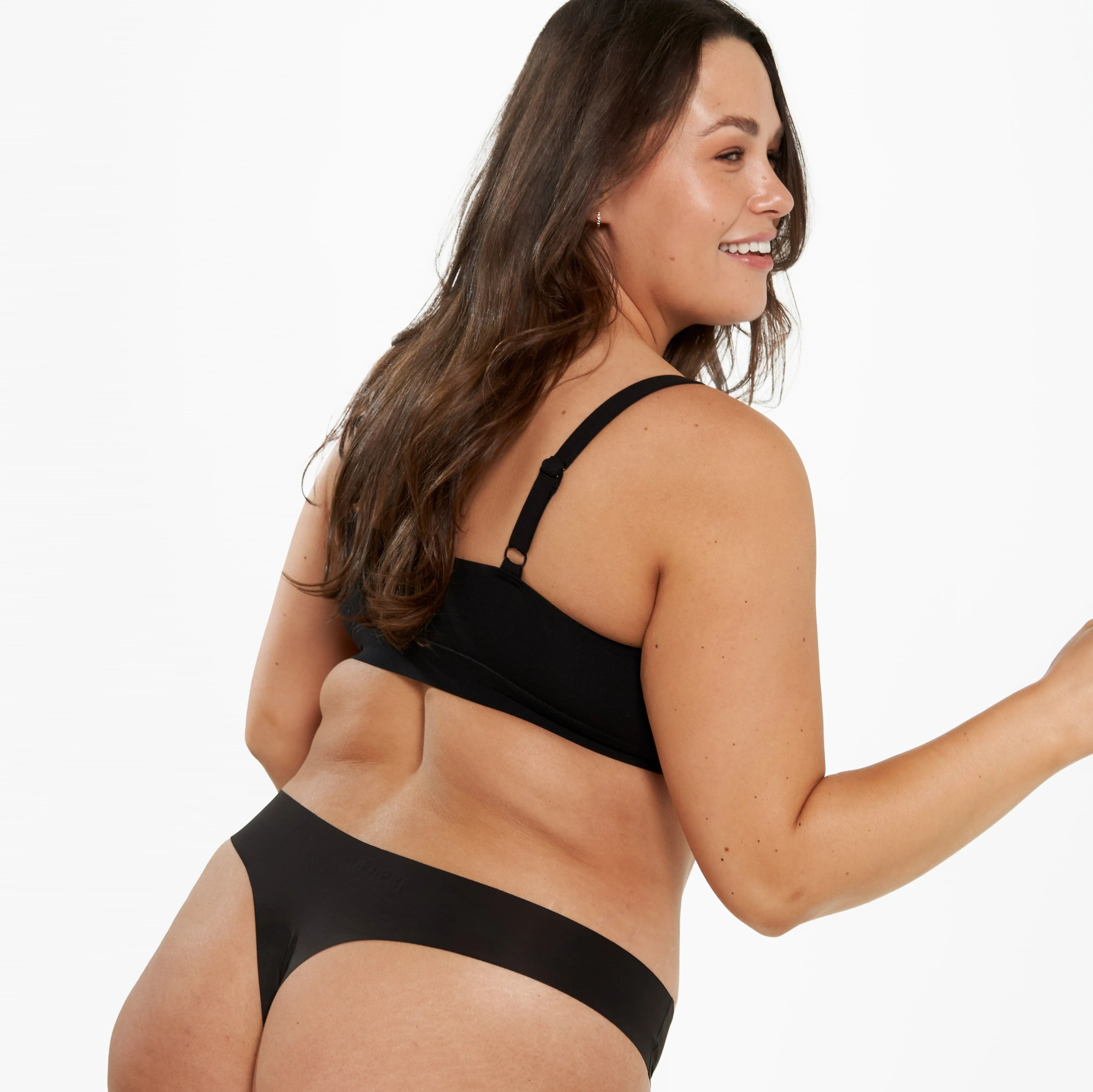 Original-Rise Thong - Seamless Ultrasmooth - Black