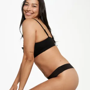 Original-Rise Thong - Seamless Ultrasmooth - Black