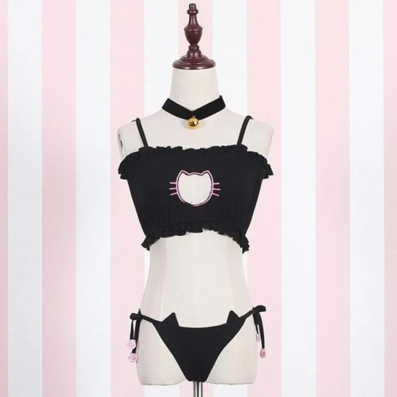 Peekaboo Neko Lingerie Set