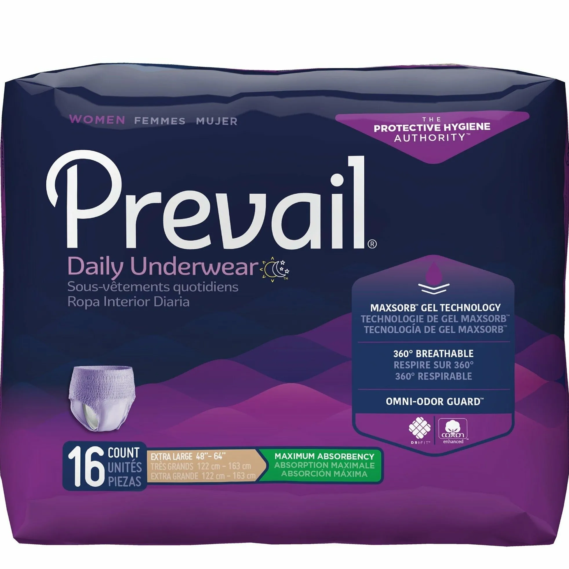 Prevail Disposable Underwear for Women