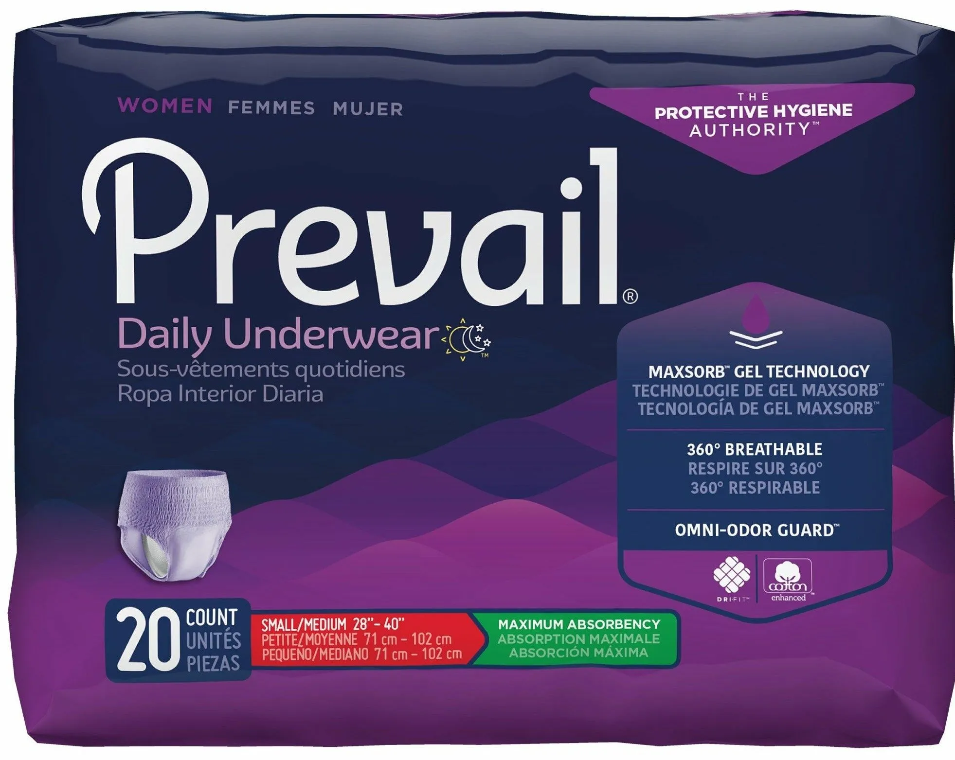 Prevail Disposable Underwear for Women