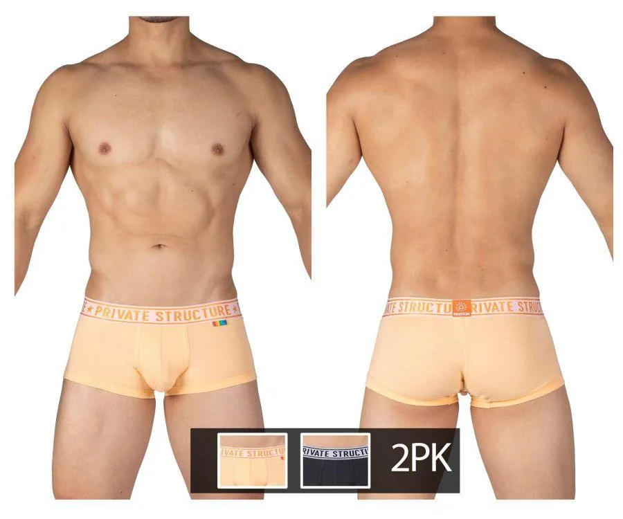 Pride 2PK Mid Waist Trunks