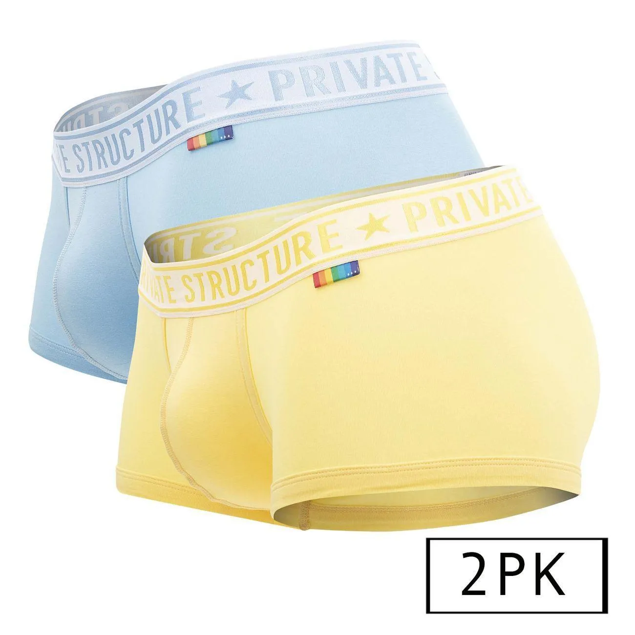 Pride 2PK Mid Waist Trunks