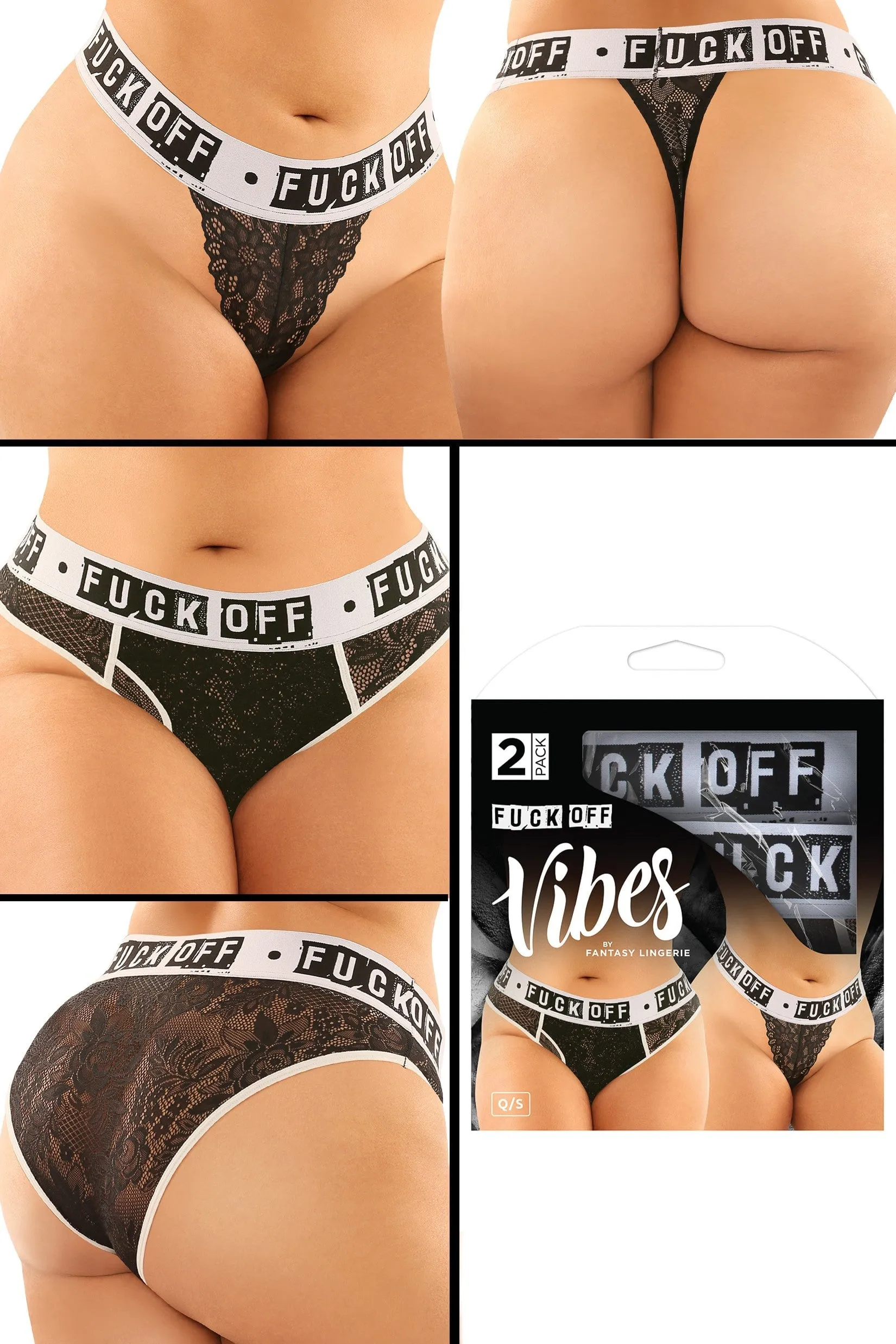 "Fuck Off" Buddy Panty Pack