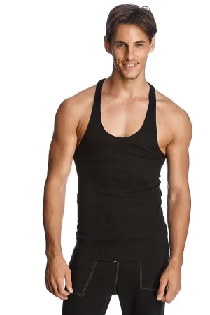 Racer-back Yoga Tank (Black)