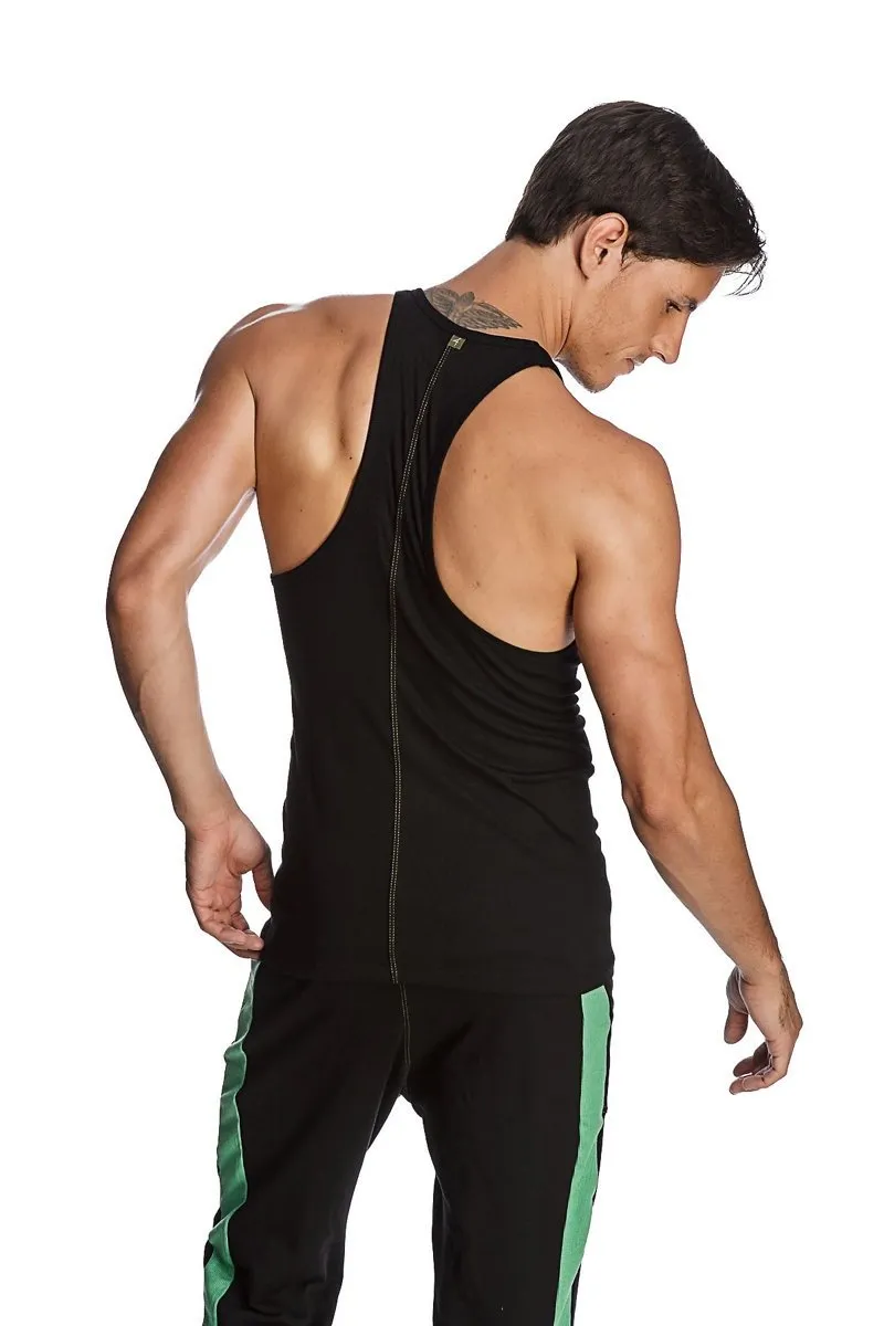 Racer-back Yoga Tank (Black)