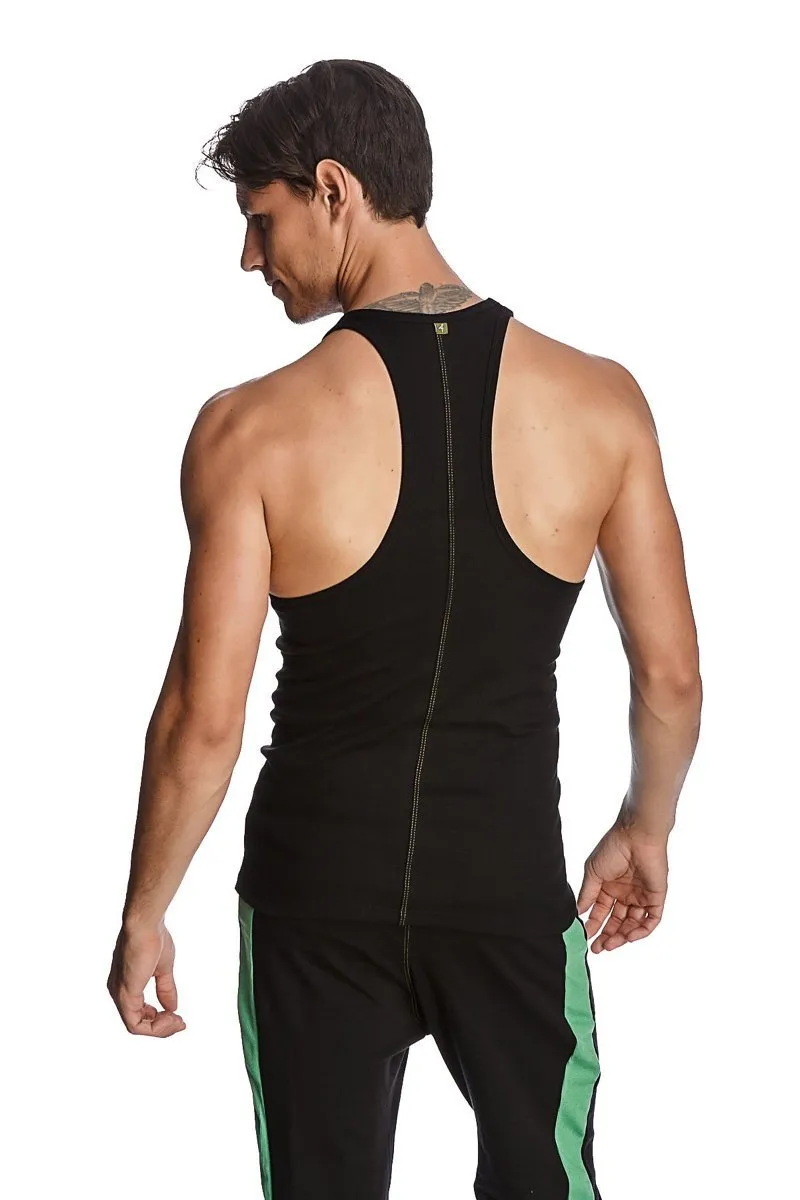 Racer-back Yoga Tank (Black)