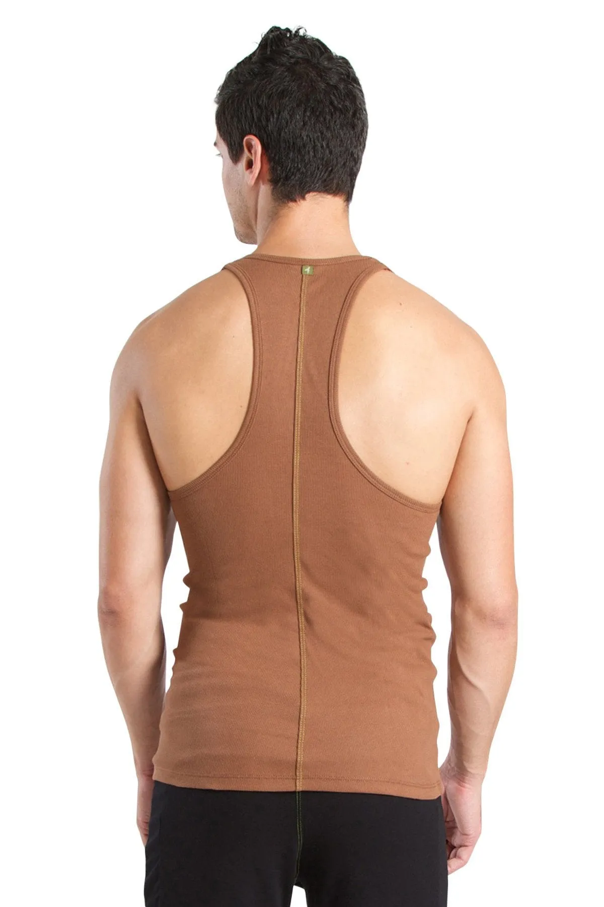 Racer-back Yoga Tank (Chocolate)