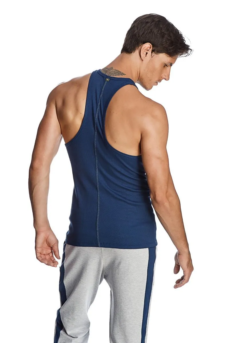 Racer-back Yoga Tank (Royal Blue)