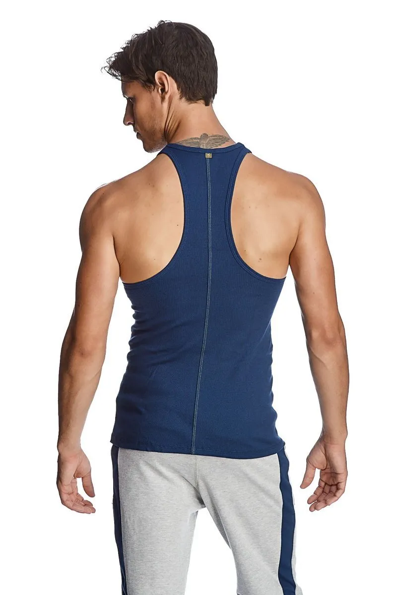 Racer-back Yoga Tank (Royal Blue)