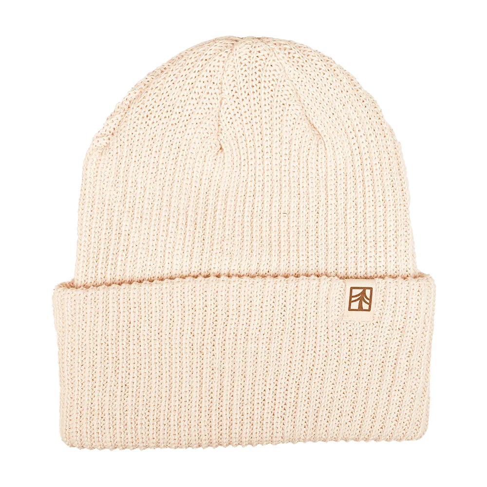 Rustek 100% Organic Cotton Beanie | Natural