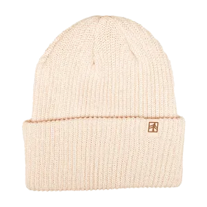 Rustek 100% Organic Cotton Beanie | Natural