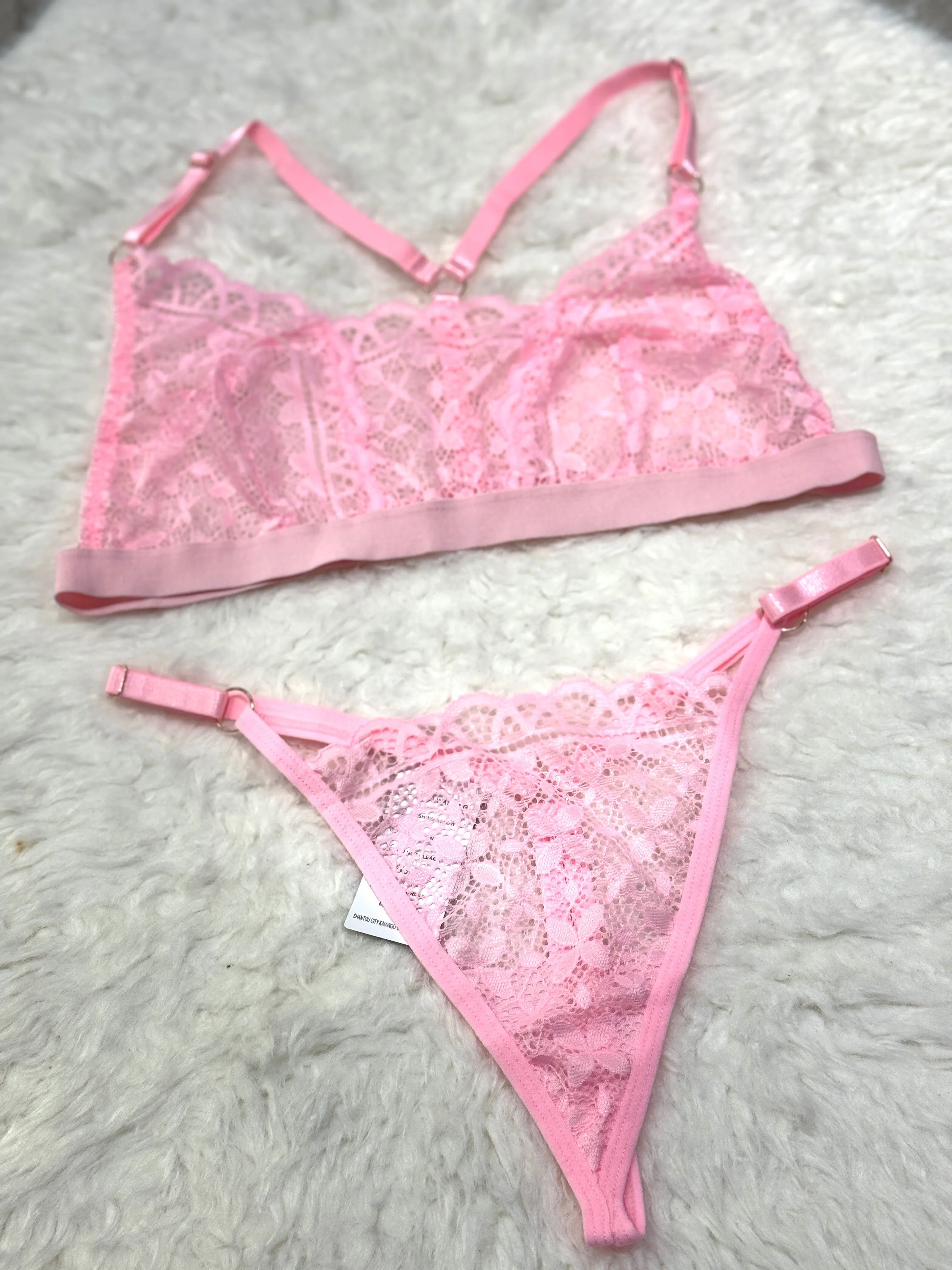 Sajiero Temple Flowers Embroidery Bikini