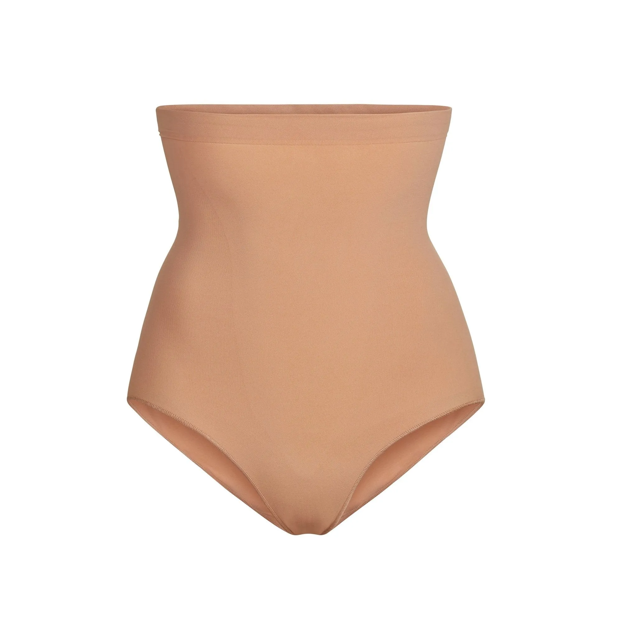 SCULPTING HIGH WAIST BRIEF | OCHRE