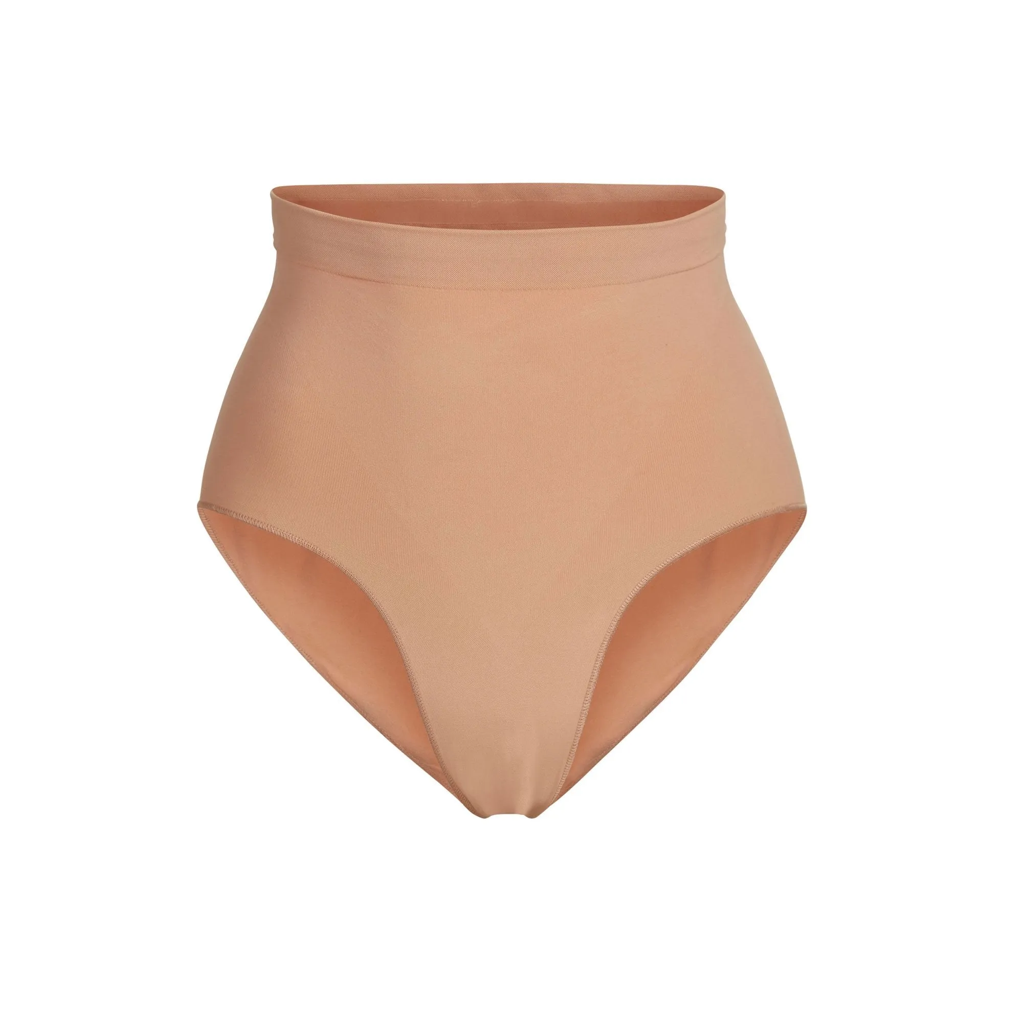 SCULPTING MID WAIST BRIEF | OCHRE