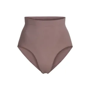 SCULPTING MID WAIST BRIEF | UMBER