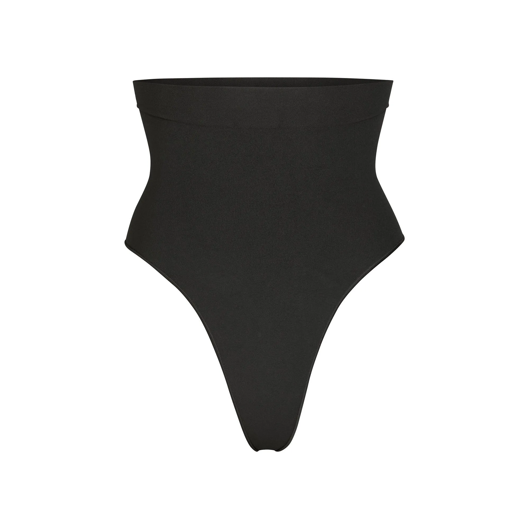 SCULPTING MID WAIST THONG | ONYX