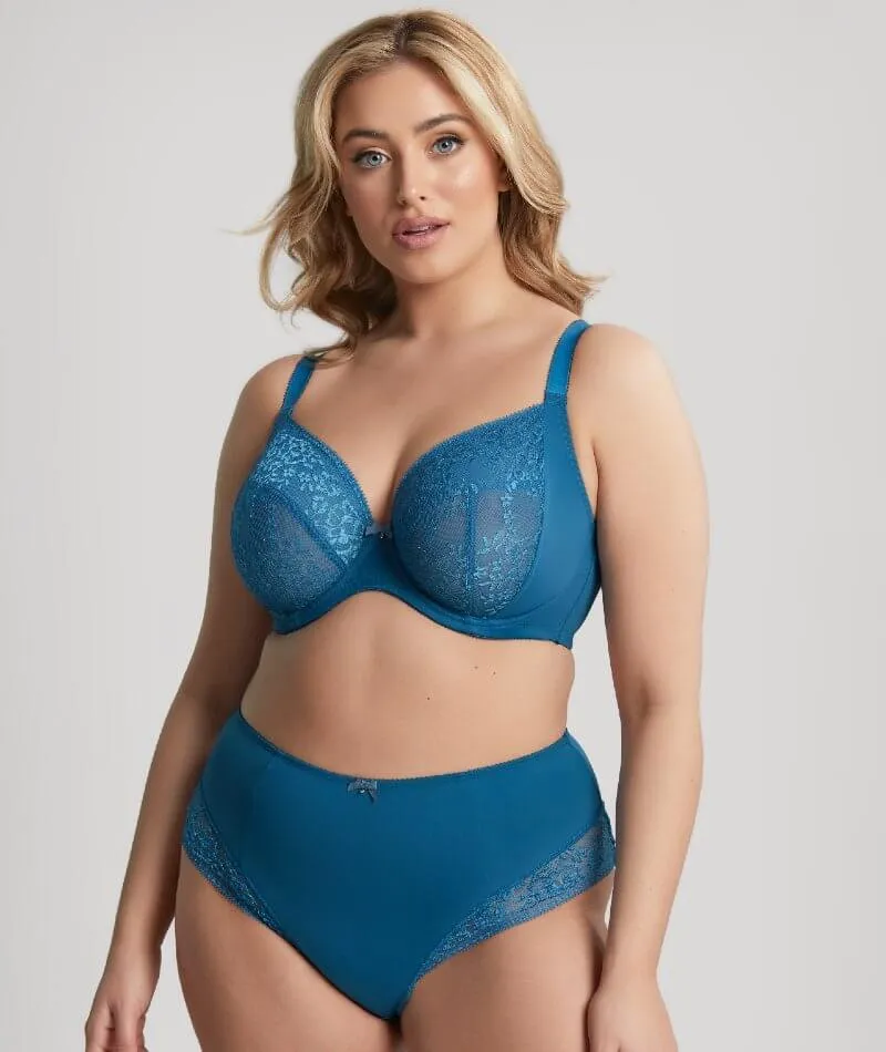 Sculptresse Roxie High Waist Brief - Atlantic Blue