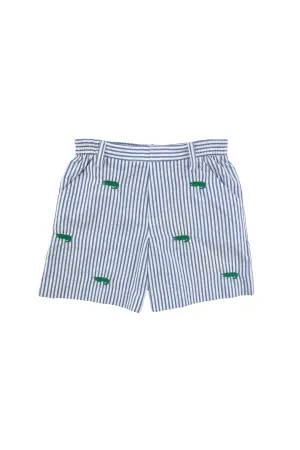 Seersucker Alligator Short