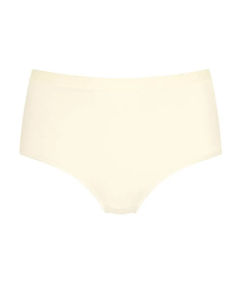 Sloggi WOW Comfort 2.0 High Waist Brief - Ecru White