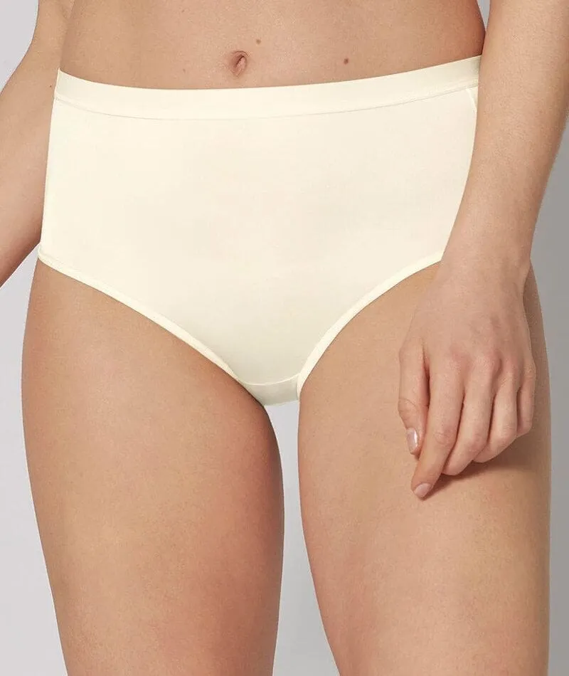 Sloggi WOW Comfort 2.0 High Waist Brief - Ecru White