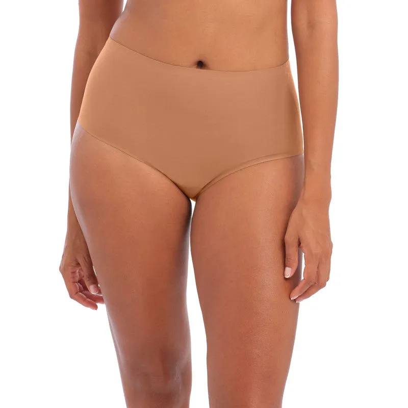 Smoothease No VPL Stretch Full Brief Cinnamon Brown - Fantasie