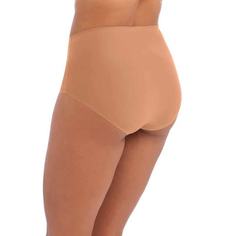 Smoothease No VPL Stretch Full Brief Cinnamon Brown - Fantasie