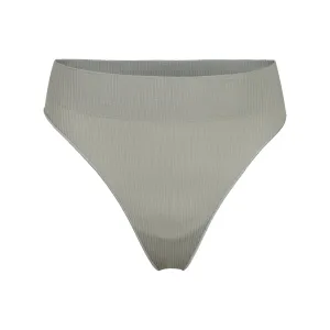 STRETCH RIB THONG | SEA HAZE