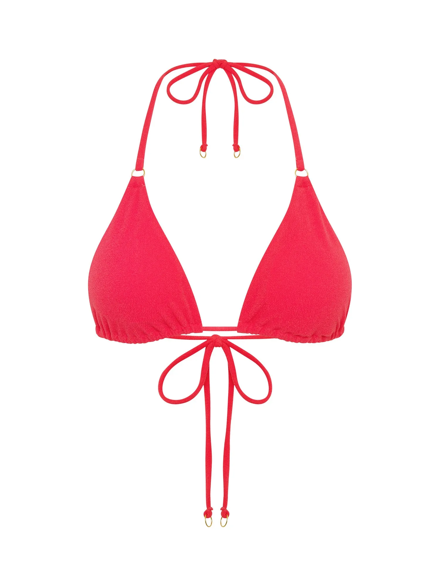 Swimwear Soft Stretch Triangle Top Glow Pink