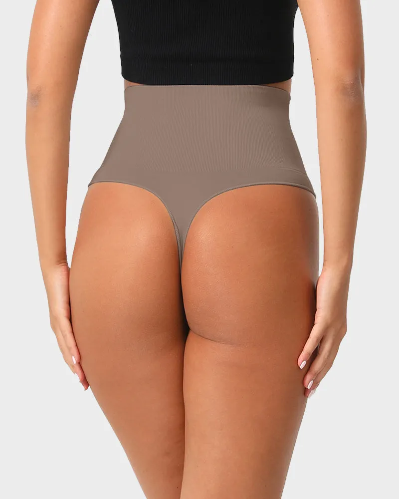 Ultra High-Waist Seamless Tummy Control Thong