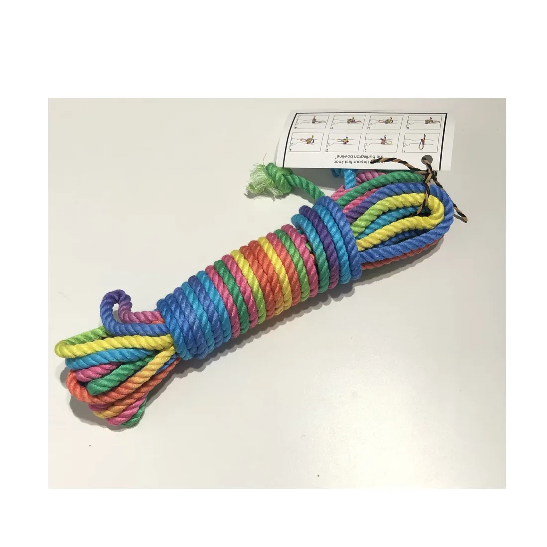 Unicorn Pastel Rainbow Bamboo Rope