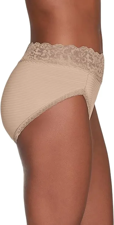 Vanity Fair Women's Flattering Lace Panties: Lightweight & Silky with Superior Stretch