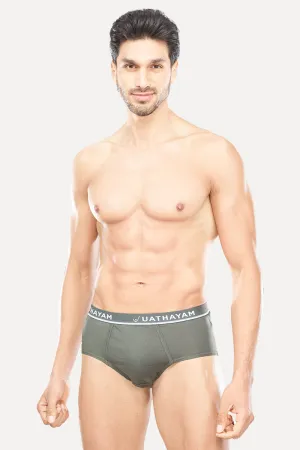 Vennto OE - Assorted Colors With Outer Elastic Briefs Combo For Men (Pack Of 3) | Uathayam