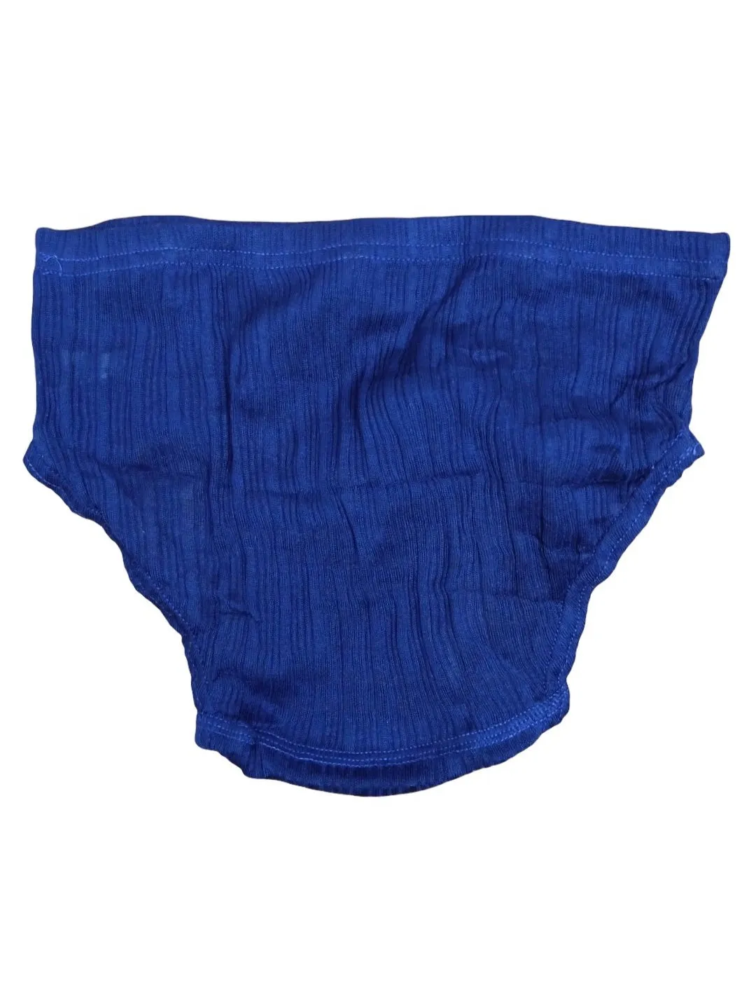 Vintage 60s Women’s Blue Basic Solid Underwear Briefs | Size XS-S