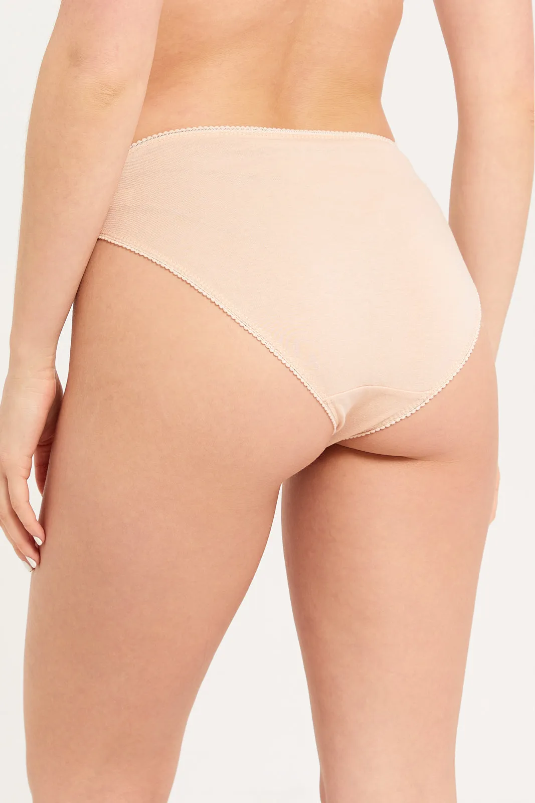 Women Basic High Leg Brief Set (Pack Of 5)