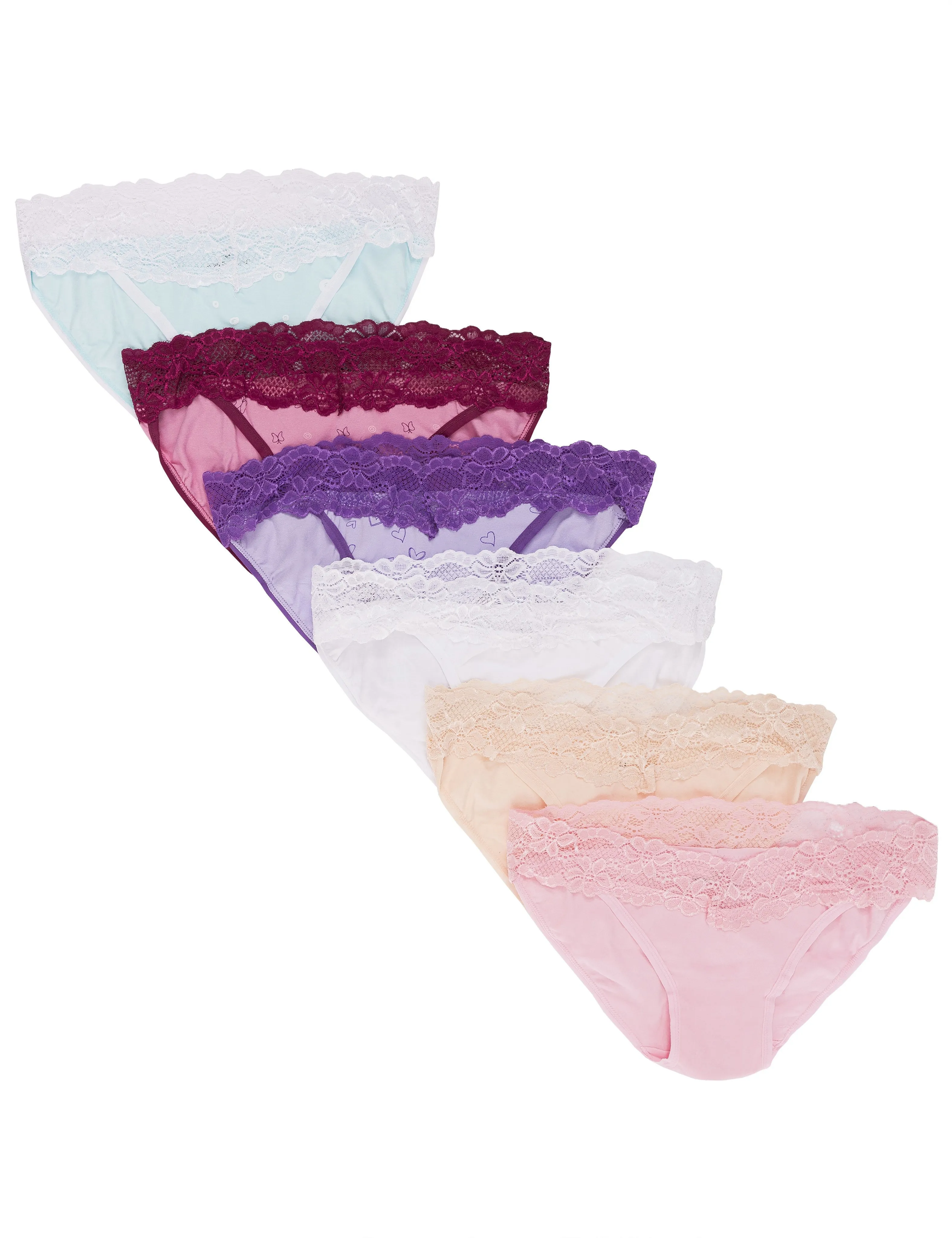 Women's Stretch Cotton Bikini Panties - 6-Pack