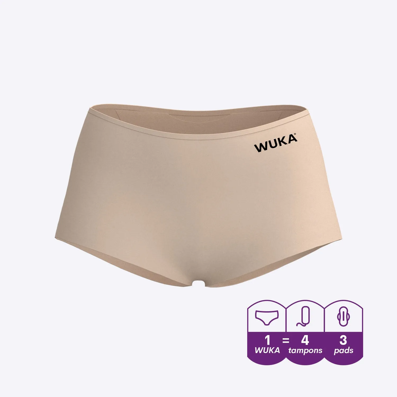 WUKA Stretch™ Boxer Short Heavy - Light Nude