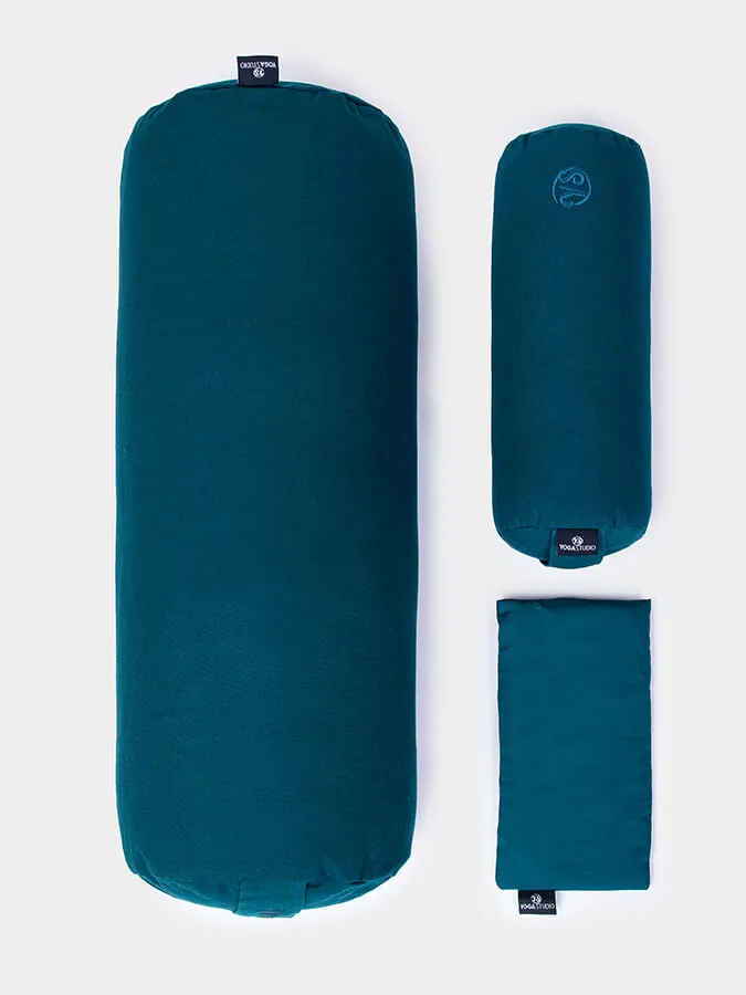 Yoga Studio Organic Meditation Bolster & Eye Pillow Set - Relax