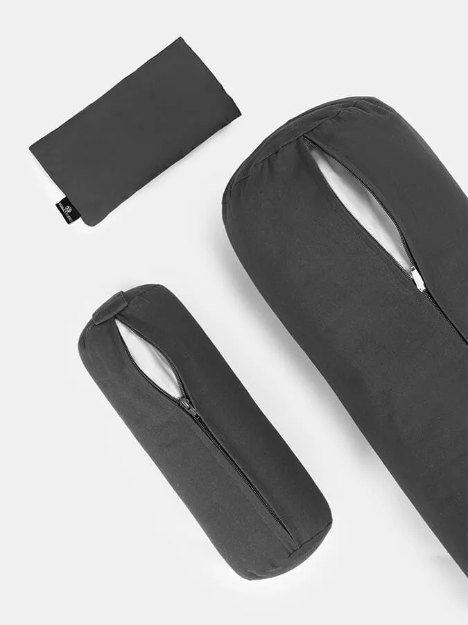 Yoga Studio Organic Meditation Bolster & Eye Pillow Set - Relax